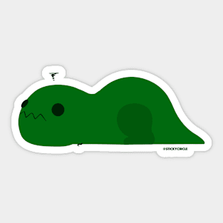 Dinosaur T-Rex depressed Sticker